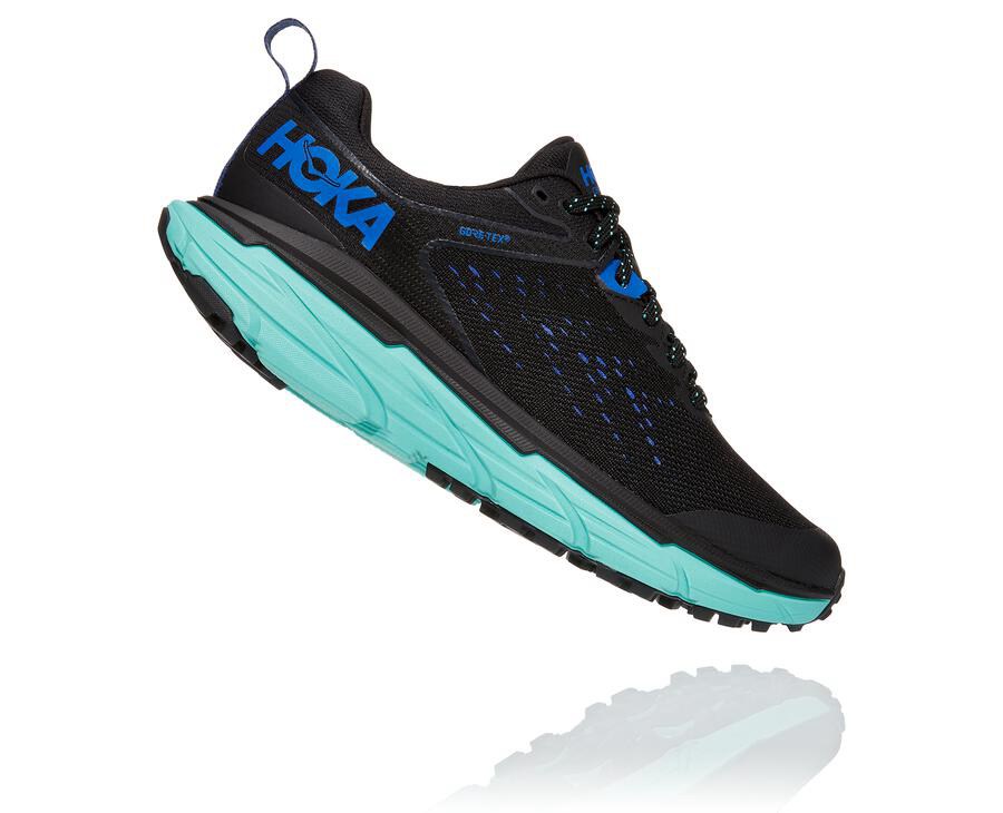 Hoka Australia One One Challenger ATR 6 GORE-TEX - Womens Trail Shoes Black - QMSZK-1823